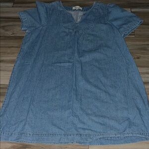 Madewell Light Blue Denim Tunic dress
